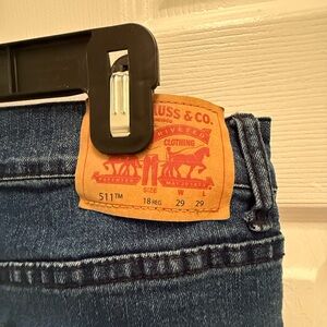 Levi's Dark Blue 511 Slim Jeans